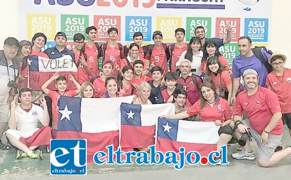 Los niños en todo momento sintieron apoyo al ser acompañados por sus familiares a Paraguay.