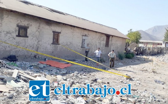 El cuerpo del recién nacido fue hallado en este microbasural ubicado en calle Ducó de San Felipe.