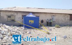 Las diligencias del hallazgo quedaron en manos de la Brigada de Homicidios de la Policía de Investigaciones de Los Andes.