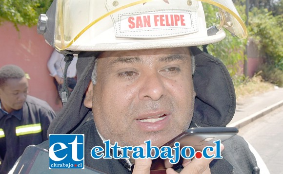 Comandante de Bomberos, Juan Carlos Herrera Lillo.