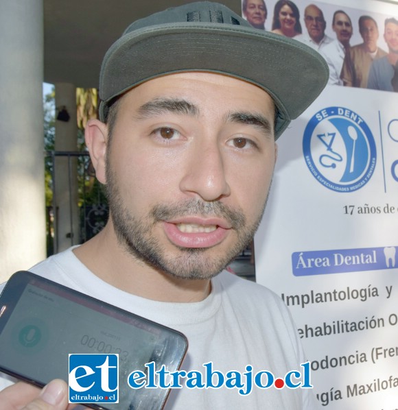 Nicolás Gómez, encargado de Proyectos de Sedent San Felipe.