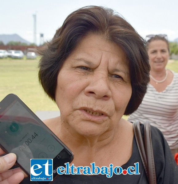 Hilda González, presidenta del Prodesal Panquehue y representante de los pequeños agricultores de la comuna.