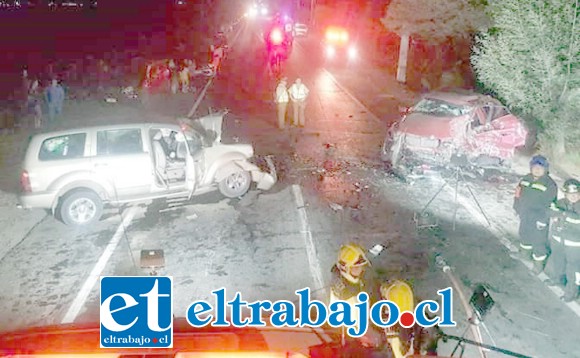 Las causas del accidente están siendo investigadas por parte de la SIAT de Carabineros de San Felipe.