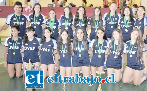 Los equipos U16 y U18 de Unión Volley fueron los mejores de sus respectivas categorías en la Copa Salamanca 2020