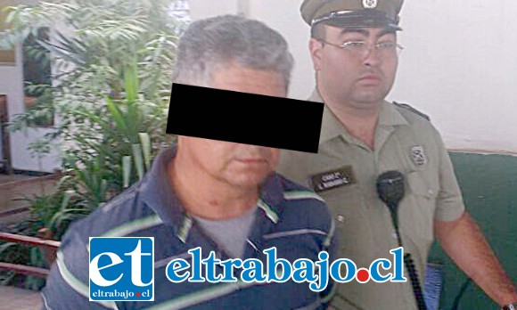 El imputado L.P.F., de 52 años, padre del presunto autor del disparo, fue detenido por Carabineros de Santa María.