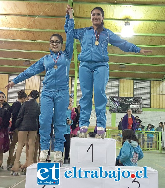 TODA UNA ESTRELLA.- La joven Alexandra Reinoso conquistó sus miedos y se quedó con el primer lugar de su categoría.