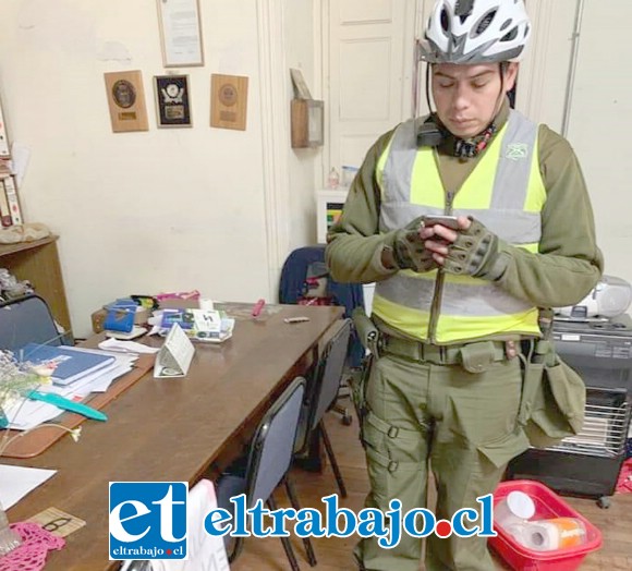 El hecho fue denunciado ante Carabineros de San Felipe.