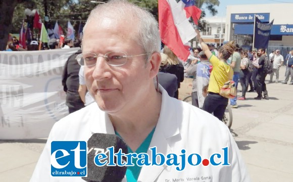 Doctor Mario Varela, profesional parte del capítulo médico del Hospital San Camilo.