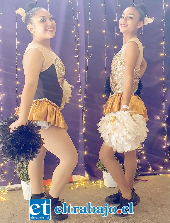CON LUZ PROPIA.- Nataly Araya y Jevenett Collao también se lucieron en grande en este importante torneo nacional.