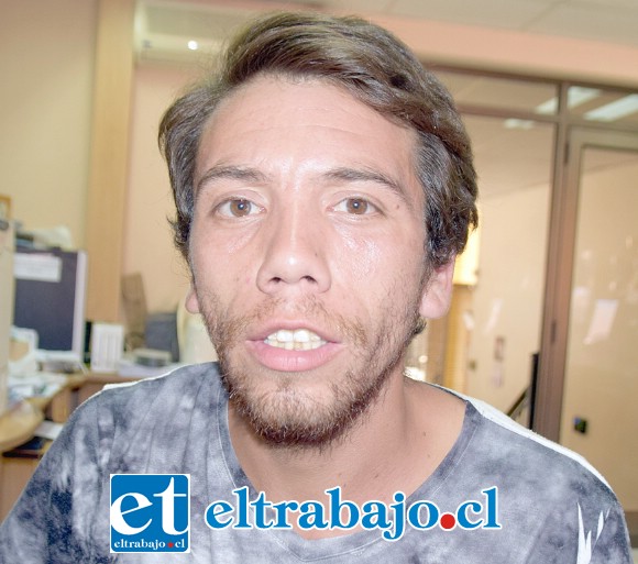 Activista del colectivo Dignidad Aconcagua, Alex Figueroa Páez.