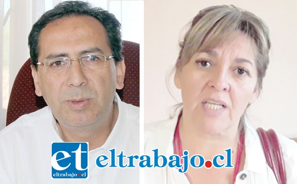Mauricio Quiroz y Patricia Boffa, ambos querellados por el alcalde Patricio Freire.