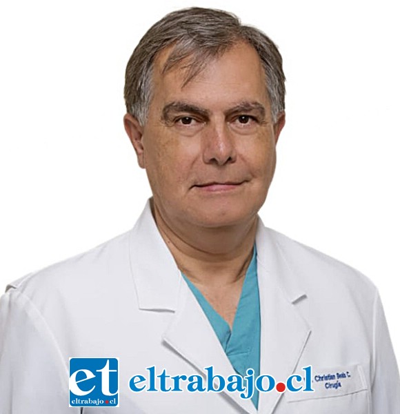 Cirujano general Dr. Christian Beals Campos.