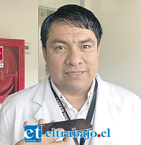 Director del Cesfam de Panquehue, Dr. Teófilo Reyes.
