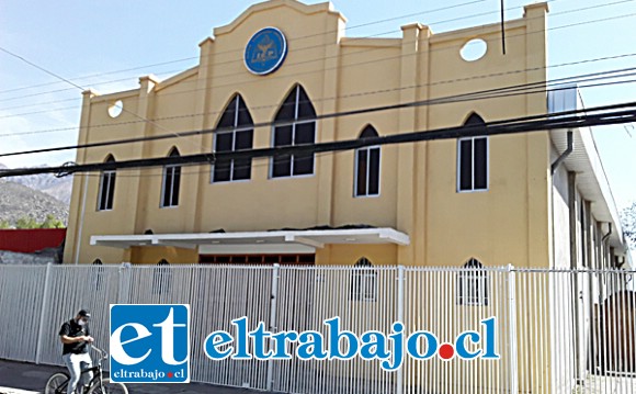 Uno de los principales templos de la Iglesia Evangélica, es el que está ubicado en calle Navarro 365 de San Felipe.
