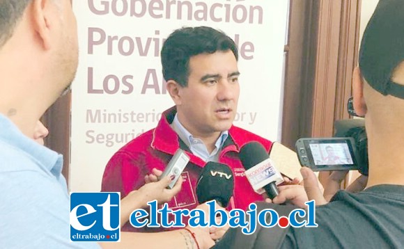 Gobernador de Los Andes, Sergio Salazar Vargas.