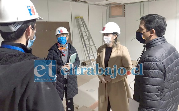 Autoridades de Salud revisaron el avance de las obras de la Unidad de Imagenología Compleja del Hospital San Camilo, corroborando que los trabajos avanzan según lo planificado.