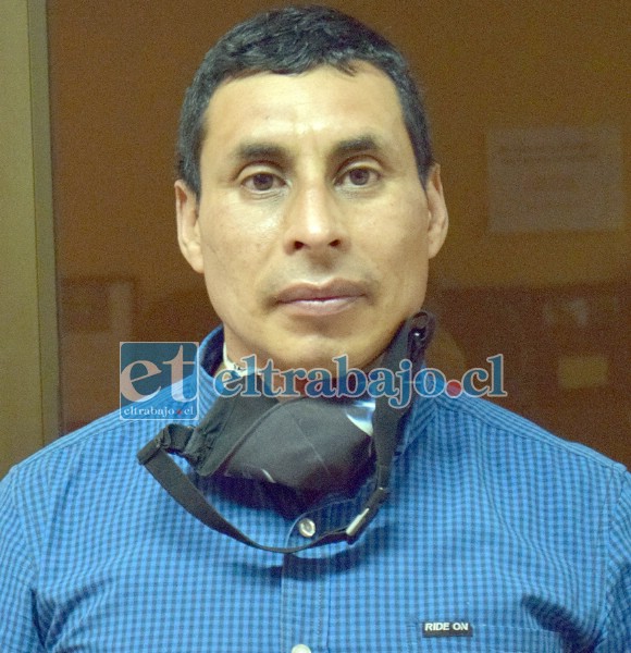 Cristian Barraza, minero sanfelipeño que asegura haber recibido una golpiza por parte de dos militares.