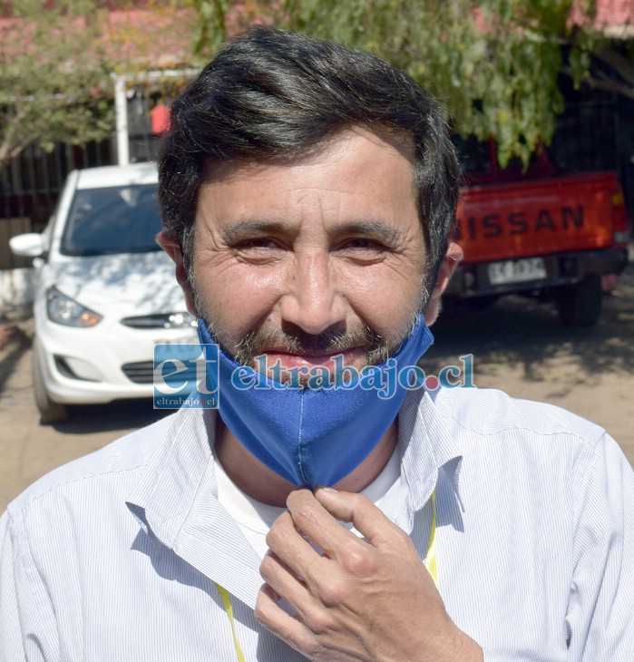Voluntario del proyecto Migrantes, Renso Farías.