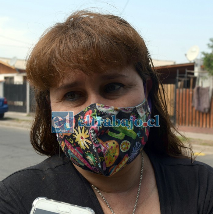 Mariela Contreras, una de las vecinas atropelladas en Avenida Chile.