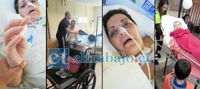 LOGRÓ SOBREVIVIR.- En estas gráficas vemos parte de la travesía que vivió Rossana Gallardo al enfrentarse cara a cara con este peligroso síndrome.