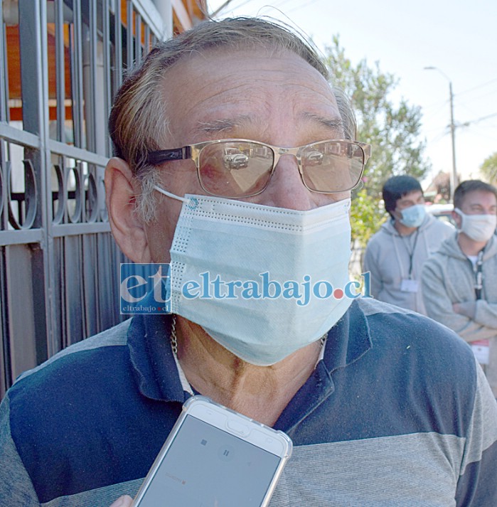 Jorge Leonardo Rodríguez, afectado por este incendio.
