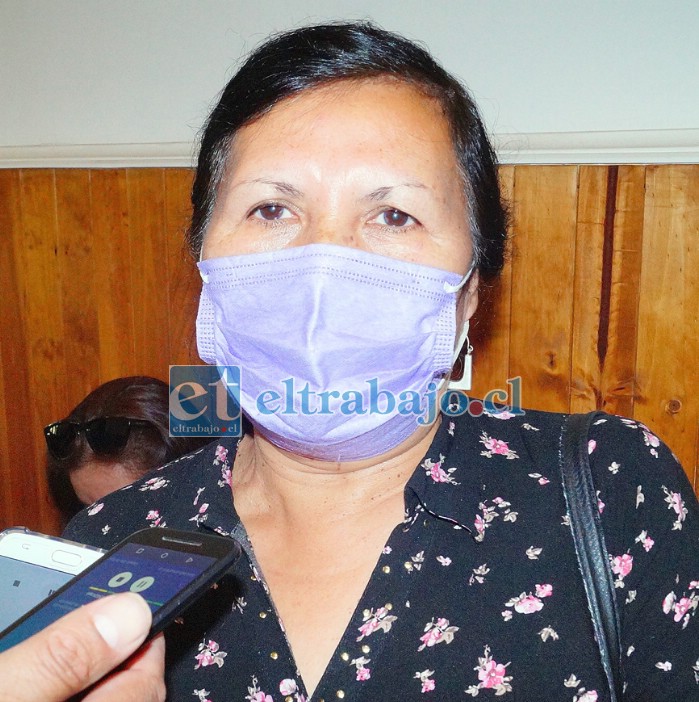 Ada Romero Molina, vecina a quien le demolieron su vivienda.