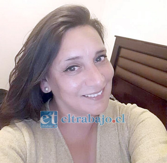 La víctima.- Sandra Carolina Pizarro Jeria, de 45 años de edad y funcionaria del Liceo San Felipe.