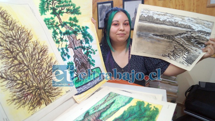 Estos dibujos los hizo en vida el querido Luchito Araya antes de morir.