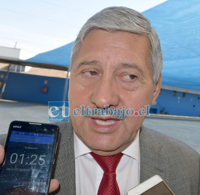 Director de la DAEM San Felipe, Iván Silva Padilla.